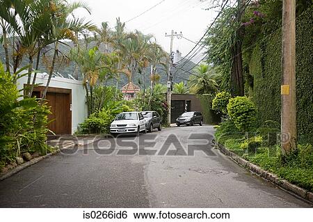Cars in a street in rio de janeiro View Large Photo Image Stock Photograph - Cars in a street in rio de janeiro. Fotosearch