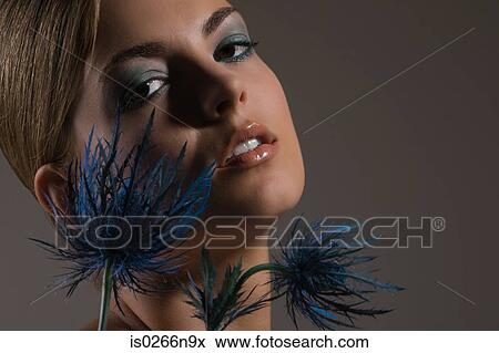 Stock Photo - Glamorous young woman. Fotosearch