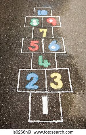 Stock Photo - Hopscotch. Fotosearch