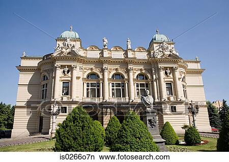 Juliusz slowacki theatre cracow View Large Photo Image Picture - Juliusz slowacki theatre cracow. Fotosearch