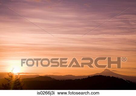 Mount hood at sunrise View Large Photo Image Stock Image - Mount hood at sunrise. Fotosearch