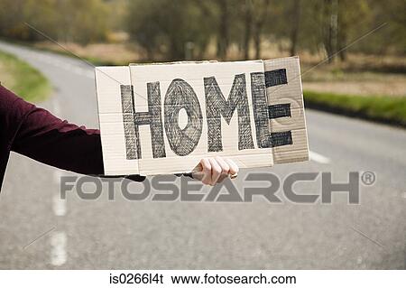 Person hitch hiking View Large Photo Image Stock Photograph - Person hitch hiking. Fotosearch