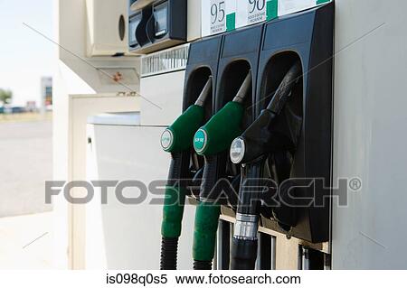 Stock Photography - Petrols pumps. Fotosearch