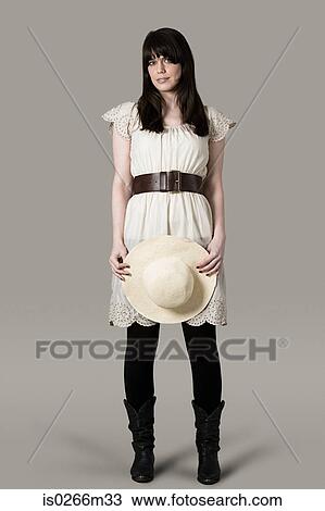 Portrait of a young brunette woman View Large Photo Image Stock Image - Portrait of a young brunette woman. Fotosearch