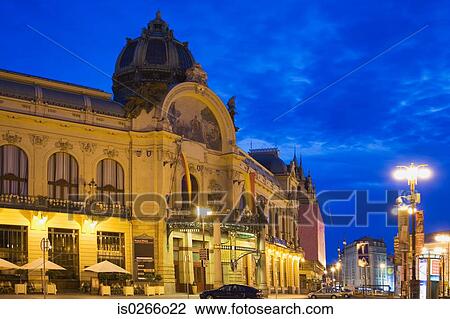 Prague municipal house View Large Photo Image Stock Image - Prague municipal house. Fotosearch