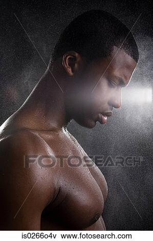 Profile of a young man View Large Photo Image Stock Photo - Profile of a young man. Fotosearch