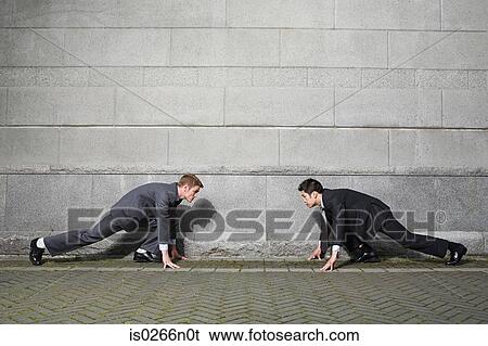 Rival businessmen View Large Photo Image Stock Photograph - Rival businessmen. Fotosearch