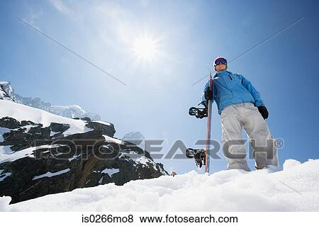 Snowboarder View Large Photo Image Stock Photo - Snowboarder. Fotosearch