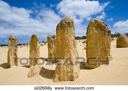 Stock Photo - The pinnacles nambung national park perth. Fotosearch
