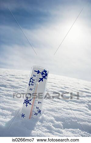 Thermometer in the snow View Large Photo Image Stock Photo - Thermometer in the snow. Fotosearch