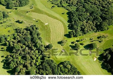 Aerial view of golf course View Large Photo Image Picture - Aerial view of golf course. Fotosearch