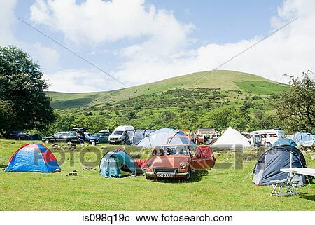 Camping in the brecon beacons View Large Photo Image Stock Image - Camping in the brecon beacons. Fotosearch