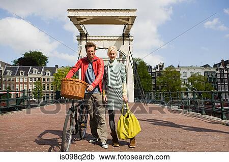 Couple in amsterdam View Large Photo Image Stock Image - Couple in amsterdam. Fotosearch