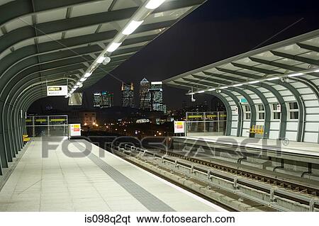 DLR station View Large Photo Image Stock Photograph - DLR station. Fotosearch