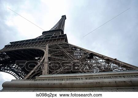 Eiffel tower View Large Photo Image Stock Photo - Eiffel tower. Fotosearch