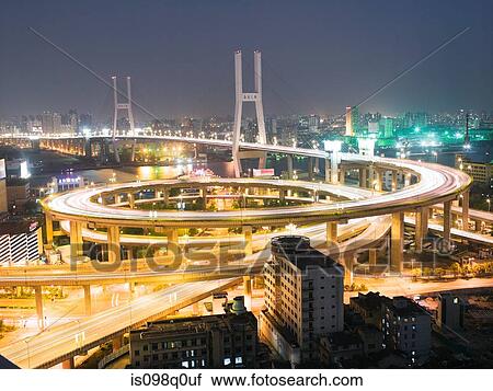 Elevated highway in shanghai View Large Photo Image Stock Image - Elevated highway in shanghai. Fotosearch