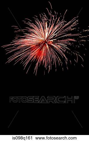 Stock Image - Firework display. Fotosearch