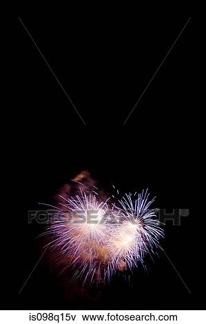 Firework display View Large Photo Image Stock Photo - Firework display. Fotosearch