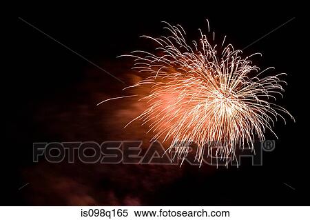 Stock Photography - Firework display. Fotosearch