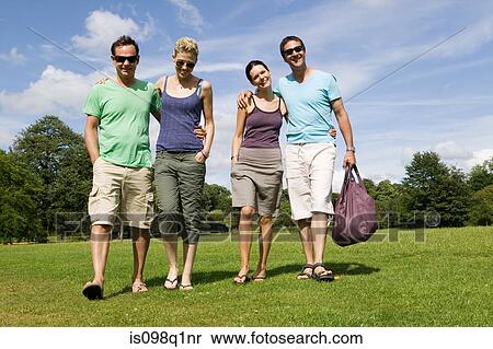 Friends in park View Large Photo Image Stock Photography - Friends in park. Fotosearch