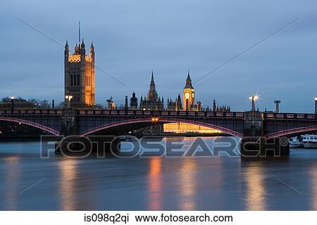 Stock Image - Houses of parliament london. Fotosearch