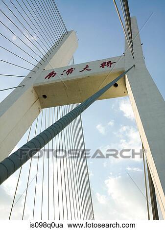 Nanpu bridge shanghai View Large Photo Image Stock Image - Nanpu bridge shanghai. Fotosearch