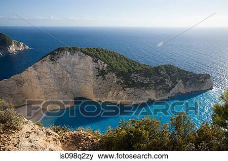 Stock Photo - Navagio zante. Fotosearch