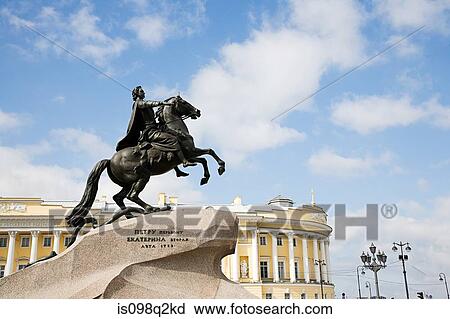 Peter the great monument in st petersburg View Large Photo Image Stock Image - Peter the great monument in st petersburg. Fotosearch