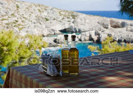 Restaurant table by the sea View Large Photo Image Picture - Restaurant table by the sea. Fotosearch