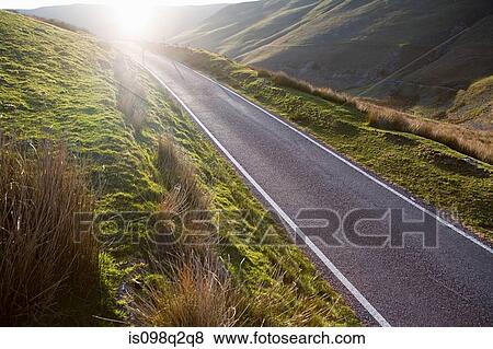 Road in cambrian mountains View Large Photo Image Stock Photo - Road in cambrian mountains. Fotosearch