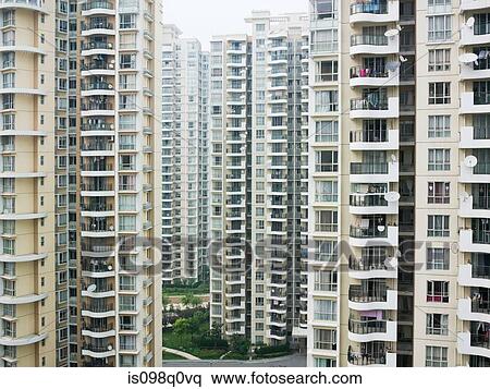 Shanghai apartment buildings View Large Photo Image Stock Photography - Shanghai apartment buildings. Fotosearch