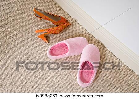 Shoes and slippers View Large Photo Image Stock Photo - Shoes and slippers. Fotosearch