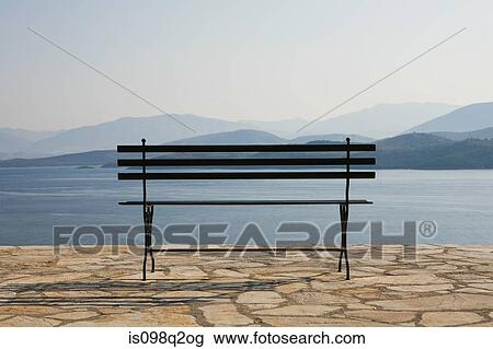 View of albania and a bench View Large Photo Image Stock Image - View of albania and a bench. Fotosearch