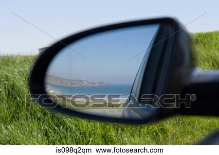 Wing mirror in pembrokeshire View Large Photo Image Picture - Wing mirror in pembrokeshire. Fotosearch