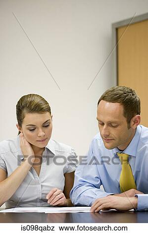 Colleagues in office View Large Photo Image Stock Photo - Colleagues in office. Fotosearch