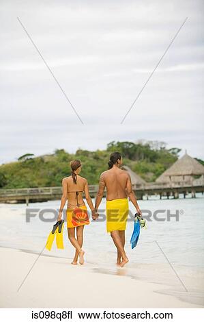 Couple on vacation in bora bora View Large Photo Image Stock Image - Couple on vacation in bora bora. Fotosearch