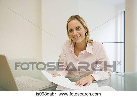 Female office worker View Large Photo Image Stock Photography - Female office worker. Fotosearch