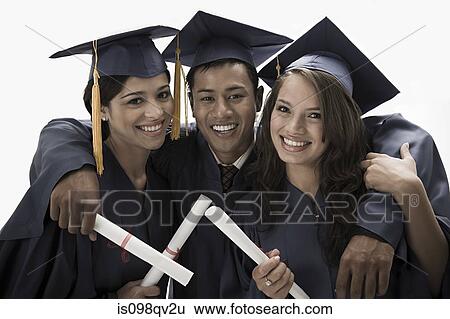 Friends graduating View Large Photo Image Stock Photograph - Friends graduating. Fotosearch