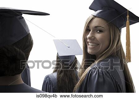 Girl graduating View Large Photo Image Stock Image - Girl graduating. Fotosearch