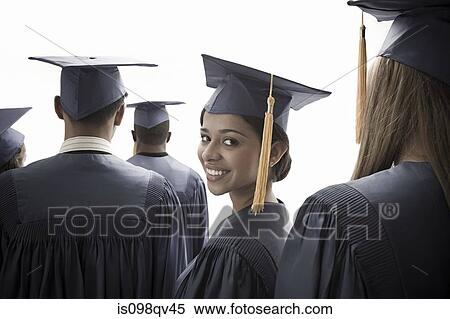 Stock Photography - Girl graduating. Fotosearch