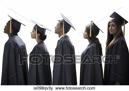 Stock Photo - Graduates. Fotosearch