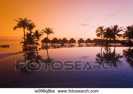 Holiday resort in bora bora View Large Photo Image Stock Image - Holiday resort in bora bora. Fotosearch