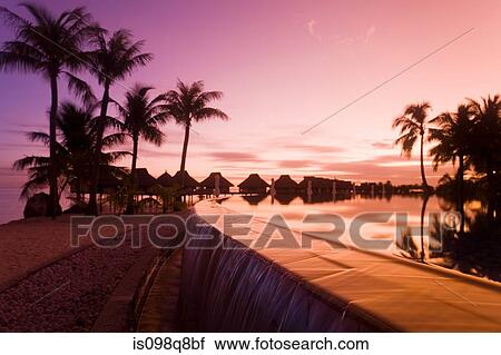 Holiday resort in bora bora View Large Photo Image Stock Image - Holiday resort in bora bora. Fotosearch