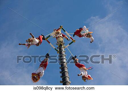 Stock Photo - Papantla flyers. Fotosearch