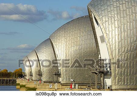 Thames barrier View Large Photo Image Stock Photography - Thames barrier. Fotosearch