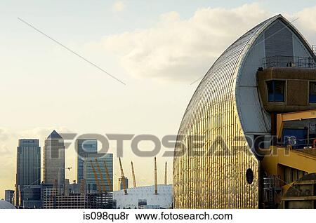 Thames barrier View Large Photo Image Stock Photography - Thames barrier. Fotosearch