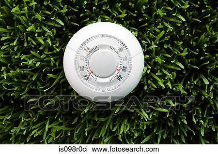 Stock Image - A thermostat. Fotosearch