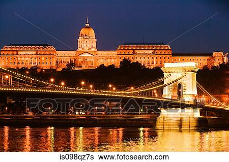 Buda castle and szechenyi chain bridge View Large Photo Image Stock Photograph - Buda castle and szechenyi chain bridge. Fotosearch