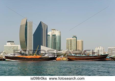 Deira and dubai creek View Large Photo Image Stock Photograph - Deira and dubai creek. Fotosearch