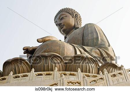 Giant buddha at po lin monastery View Large Photo Image Stock Image - Giant buddha at po lin monastery. Fotosearch